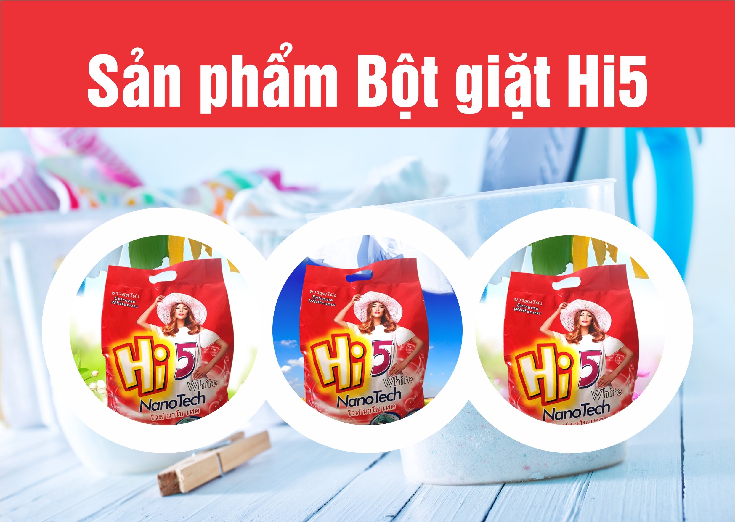 các loại bột giặt